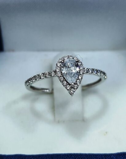 Δαχτυλίδι γυναικείο λευκόχρυσο1